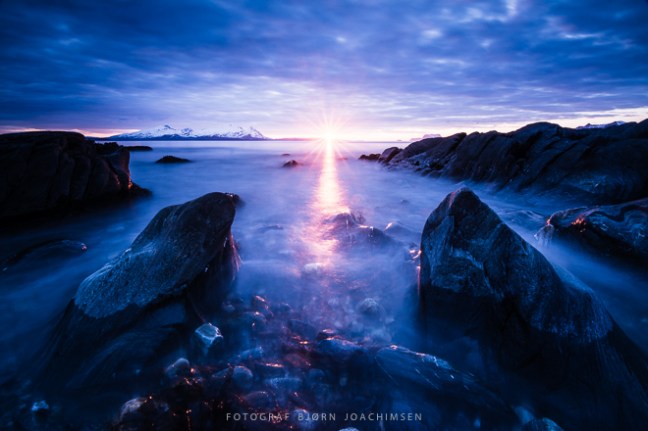 Naturfotoworkshop ved Lyngenfjorden. ©Bjørn Joachimsen.