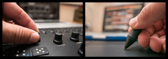 RAW-behandling i Lightroom med Loupedeck og Wacom Intuos tegnebrett.