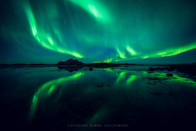 Nordlysfotoworkshop i Lofoten. ©Bjørn Joachimsen.