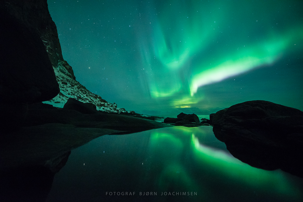 Nordlysfotoworkshop i Lofoten 2017. ©Bjørn Joachimsen.