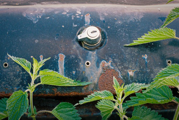 Fotoworkshop på Ivanssons Bilskrot. ©Fotograf Bjørn Joachimsen.